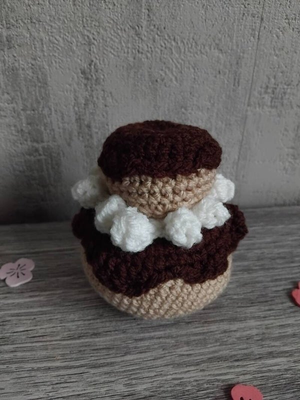 Religieuse au chocolat crochet