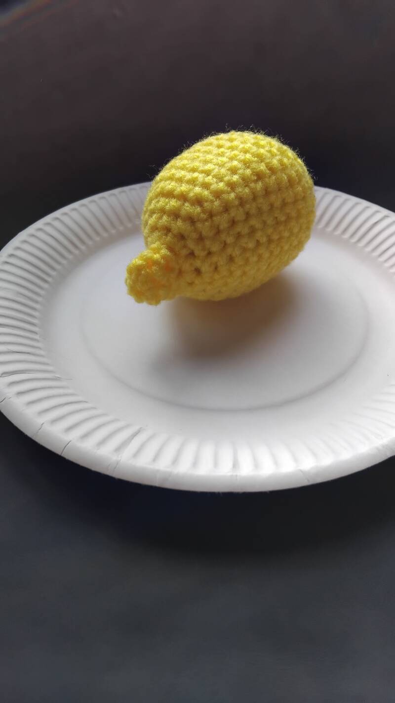 Création au crochet citron dinette crochet