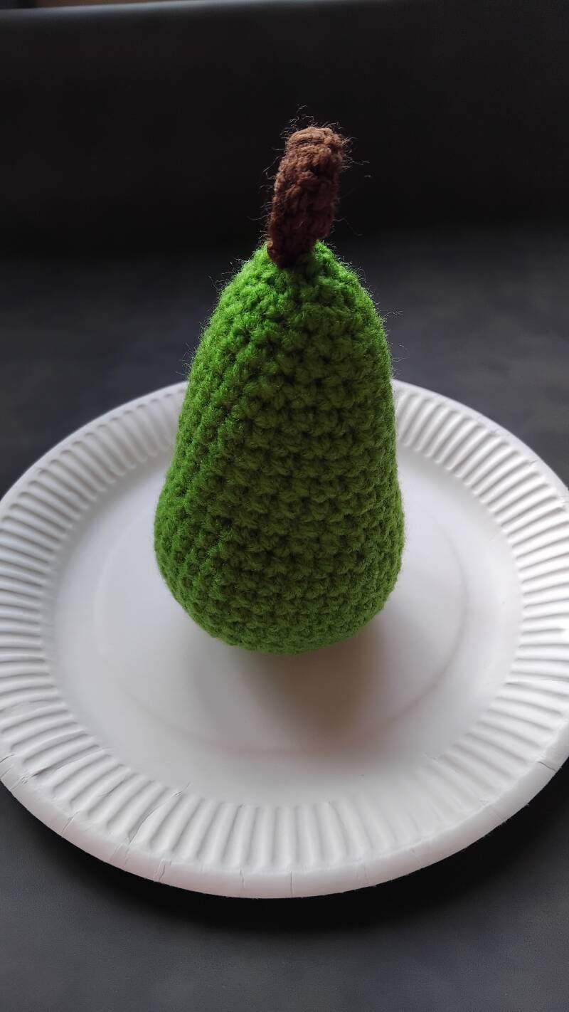 Création au crochet fait main poire dinette