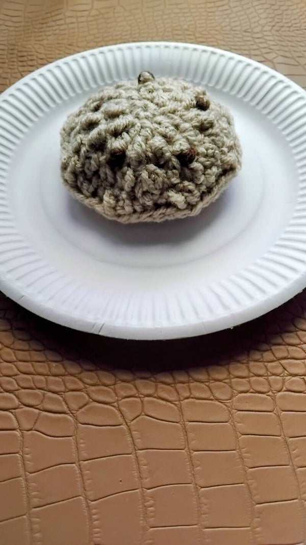 Maxi cookie 🍪 au crochet dinette jouet fait main
