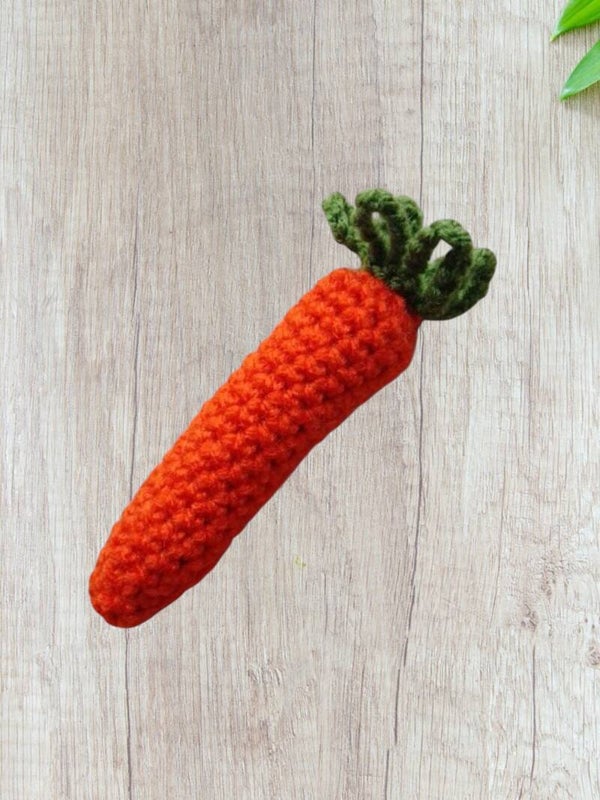 Carotte au crochet – Dinette enfant 🥕