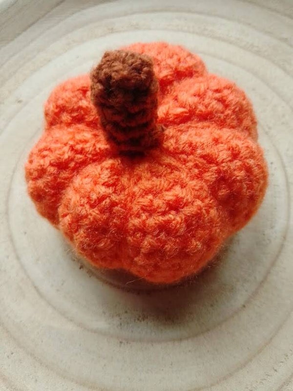 Citrouille au crochet – Création d’automne faite main