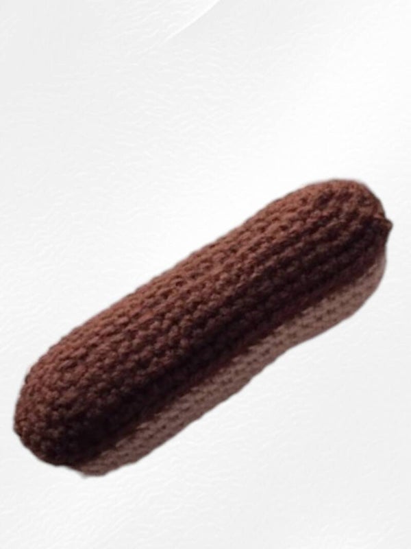 Éclair au chocolat dinette crochet – Pâtisserie au crochet faite main