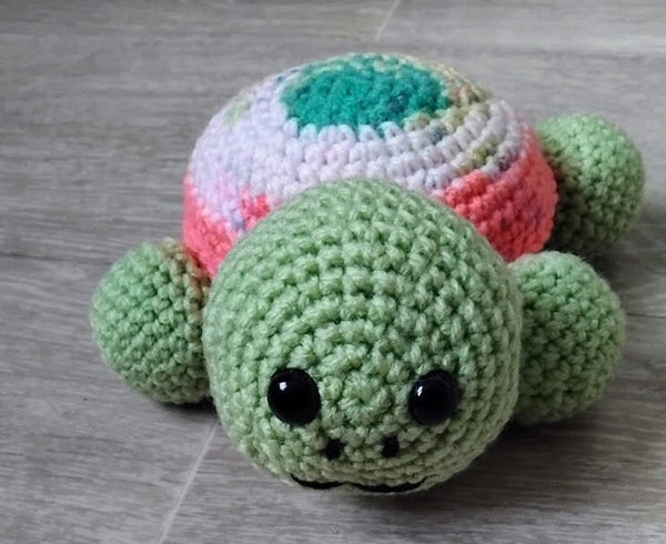 Création au crochet fait main tortue au crochet