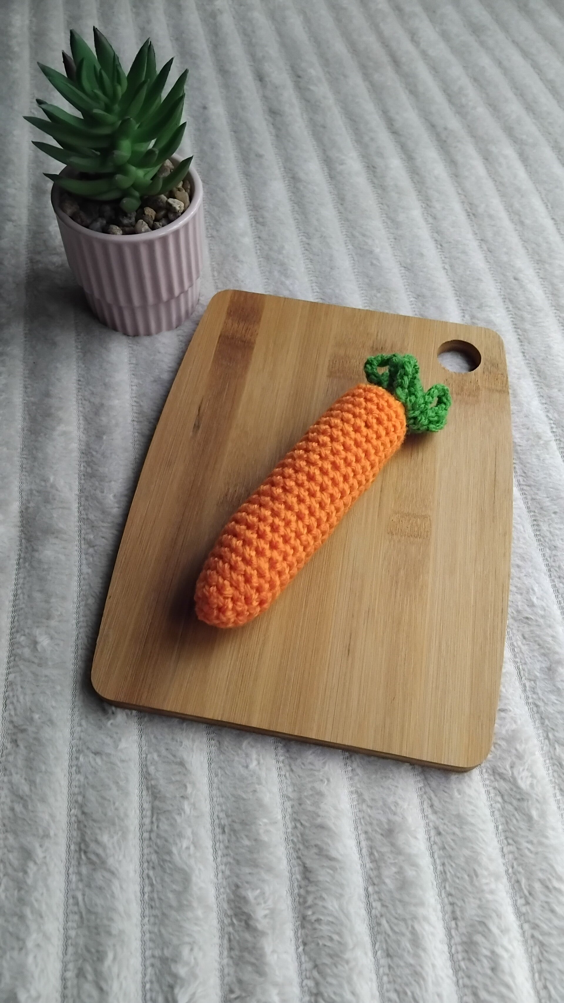 Carotte au crochet – Dinette enfant 🥕