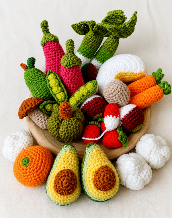 maxi lot de dinette complète au crochet