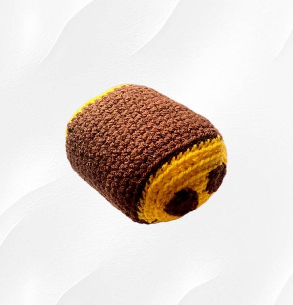Pain au chocolat dinette crochet – Viennoiserie au crochet faite main