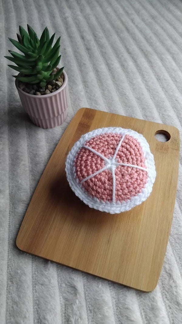 Pamplemousse au Crochet – Dinette Enfant 🍊