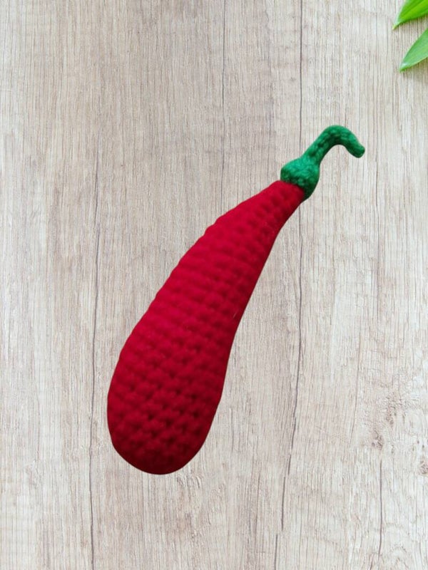 Piment au crochet – Dinette enfant 🌶️