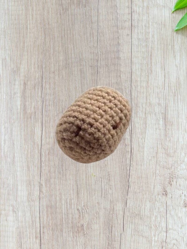 Pomme de terre dinette crochet – Légume au crochet fait main pour enfant