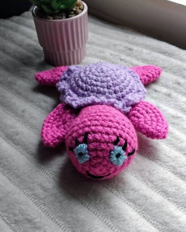 🐢 Petite Tortue au Crochet – Amigurumi Fait Main