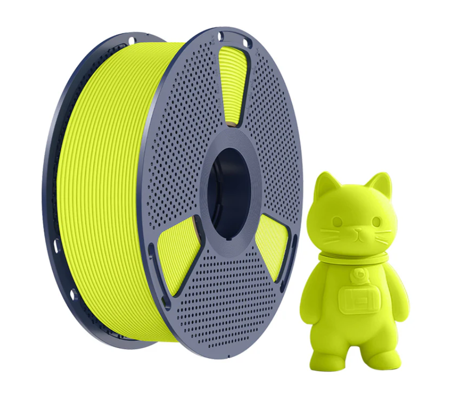 3d filament PLA bright yellow, 1kg 3d printer filament 1,75mm geel kleur filament, lime groen