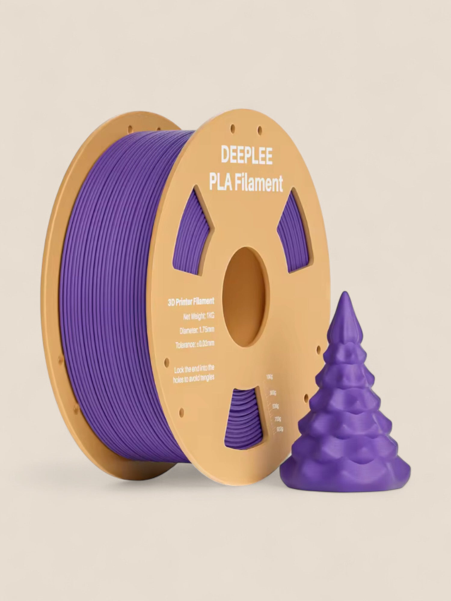 PLA Matt filament Purple 1,75 mm, 1kg rol 3d printer plastic