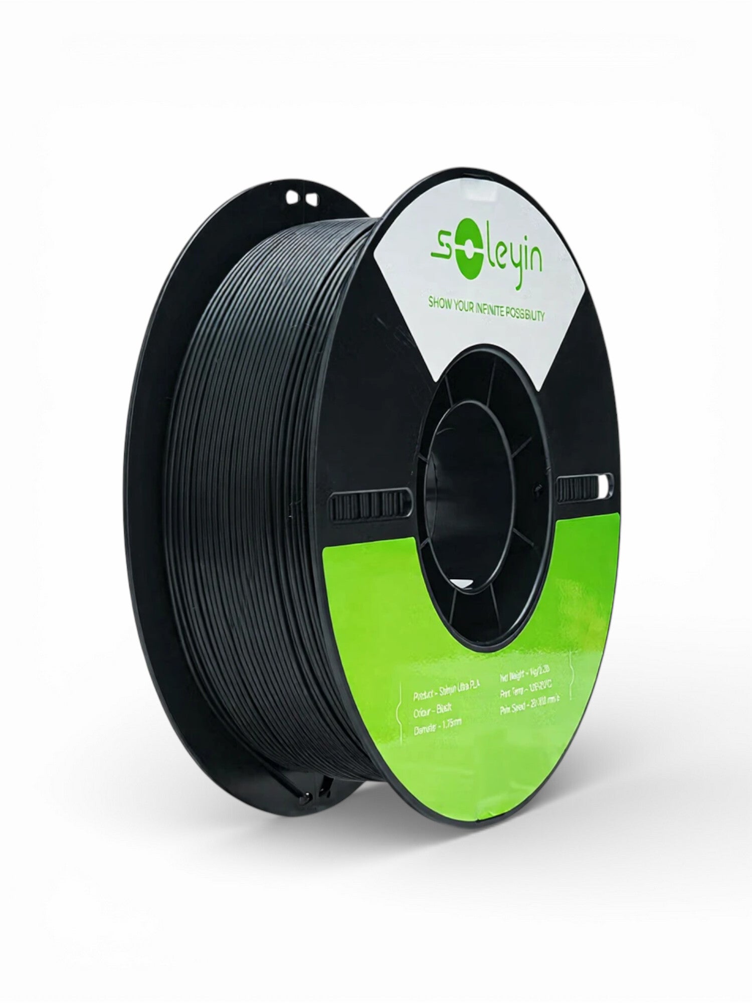 Creality Soleyin Ultra PLA filament Mat Zwart, 1.75 mm, 1000 g matte black