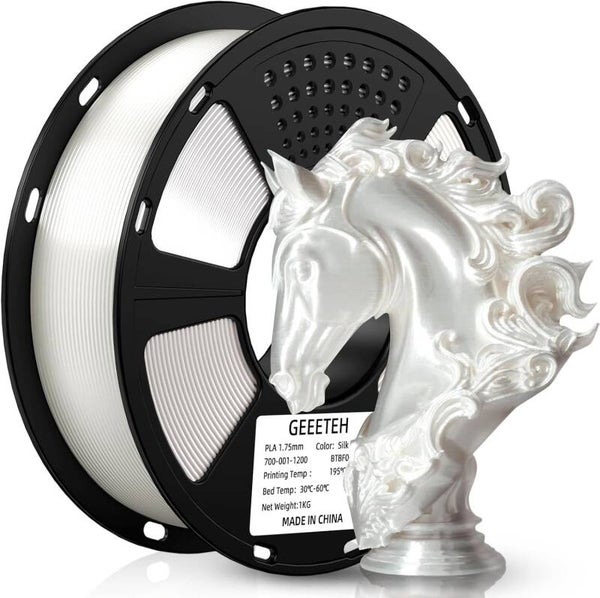 GEEETECH PLA Silk Wit Filament 1,75 mm - 1 kg