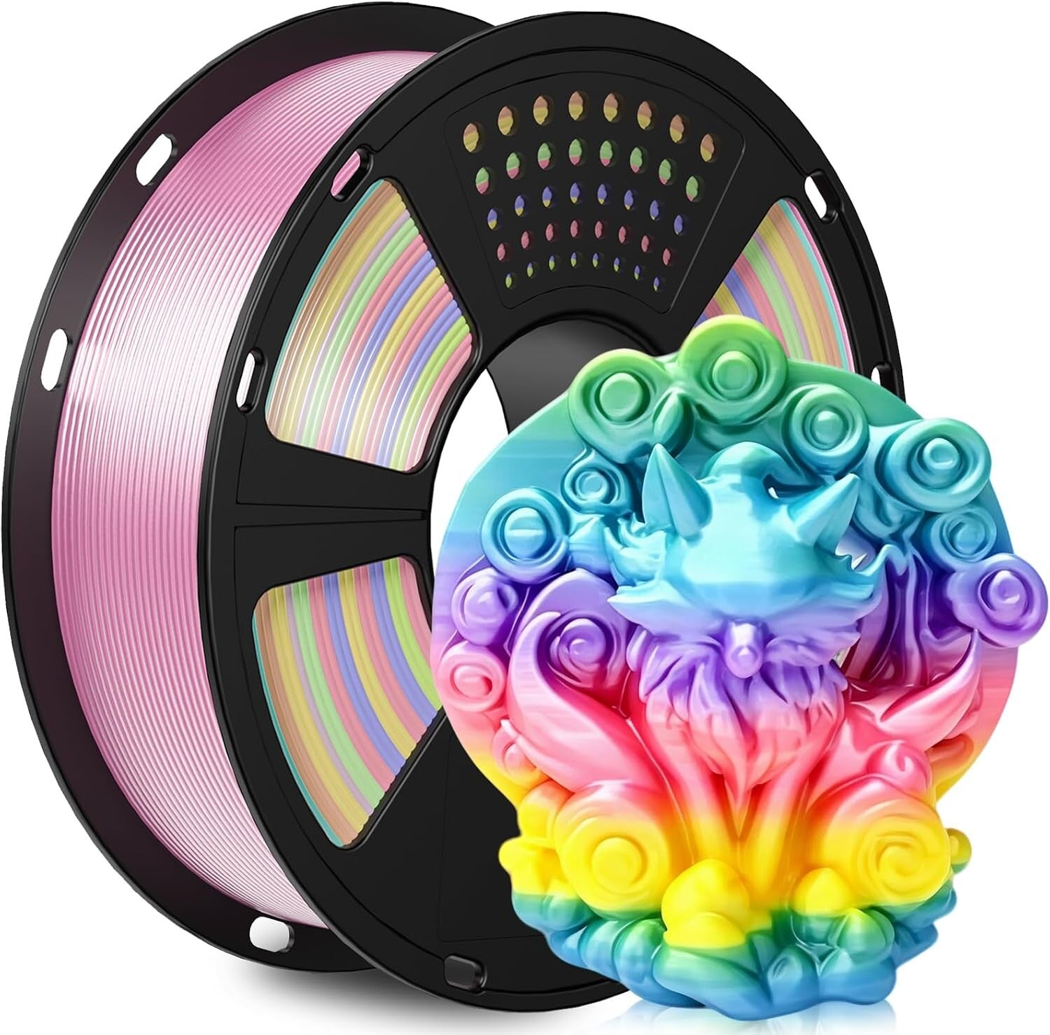 GEEETECH PLA Silk Rainbow Filament 1,75 mm - 1 kg