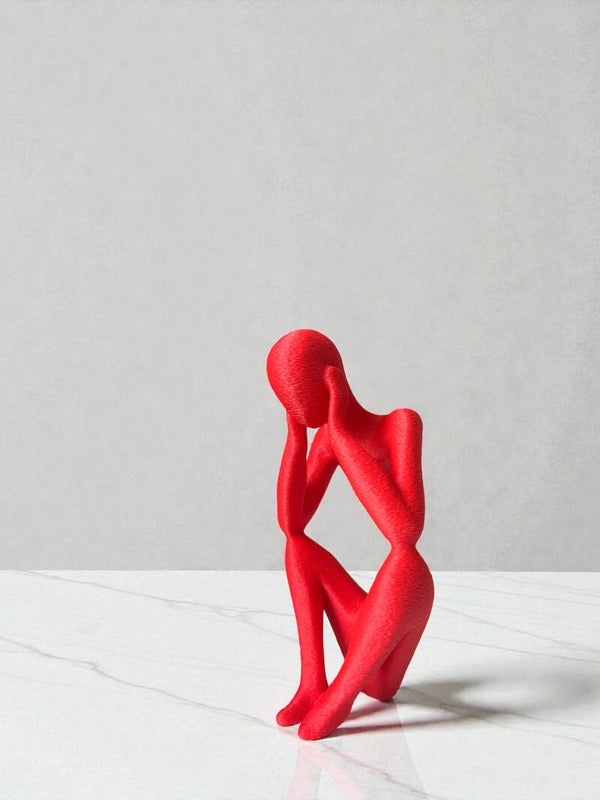 Beeld “ denker” Denkend Figuur design