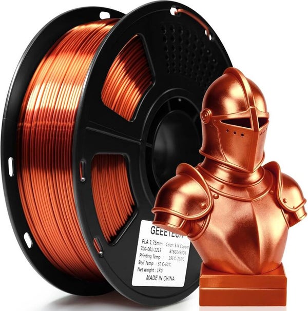 Geeetech PLA Silk Copper 1kg filament voor 3d printer of pen 1,75mm