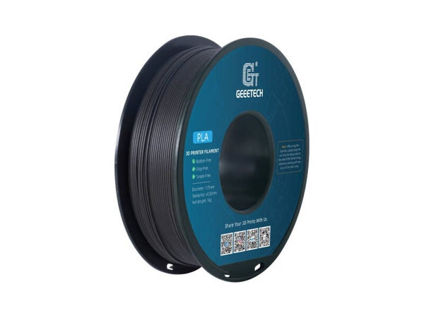 Geeetech PLA Wood Black Ebony 1,75 mm / Hout filament Zwart