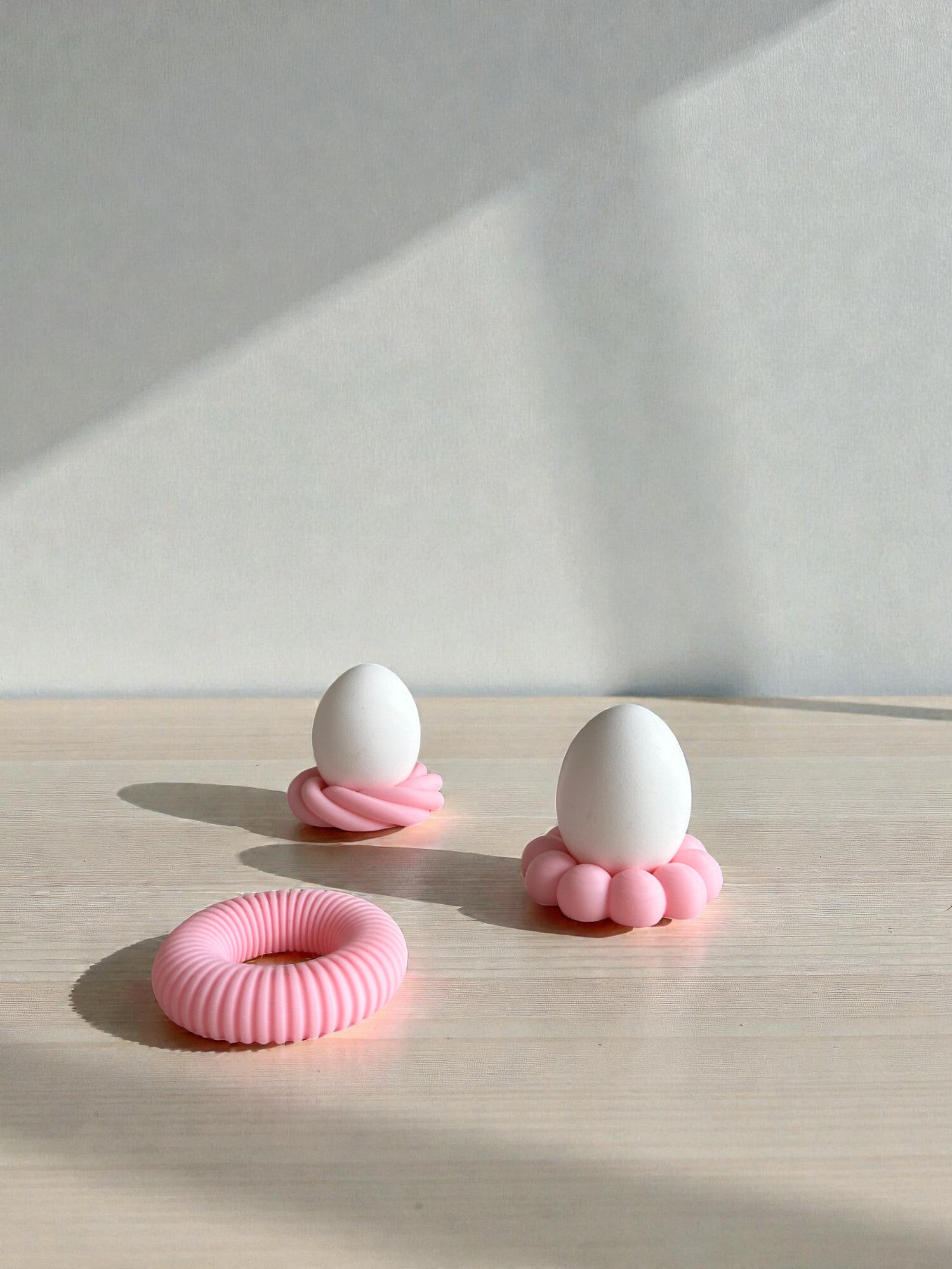 Eierdopjes Eierhouders Ei Houder Ei Stand rose paasdecoratie
