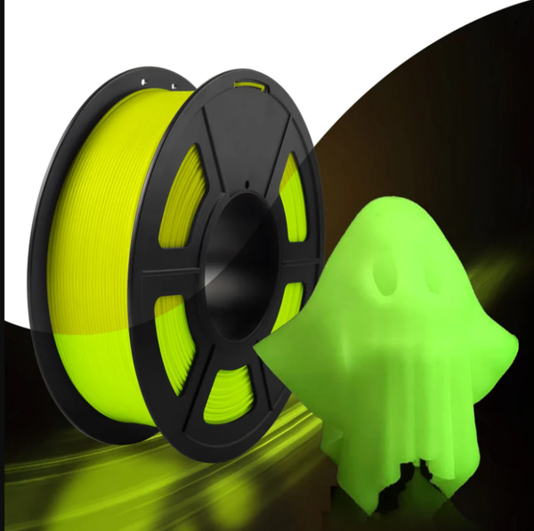 Jayo Filament PLA Luminous, Geel, Glow in The Dark 1.1kg