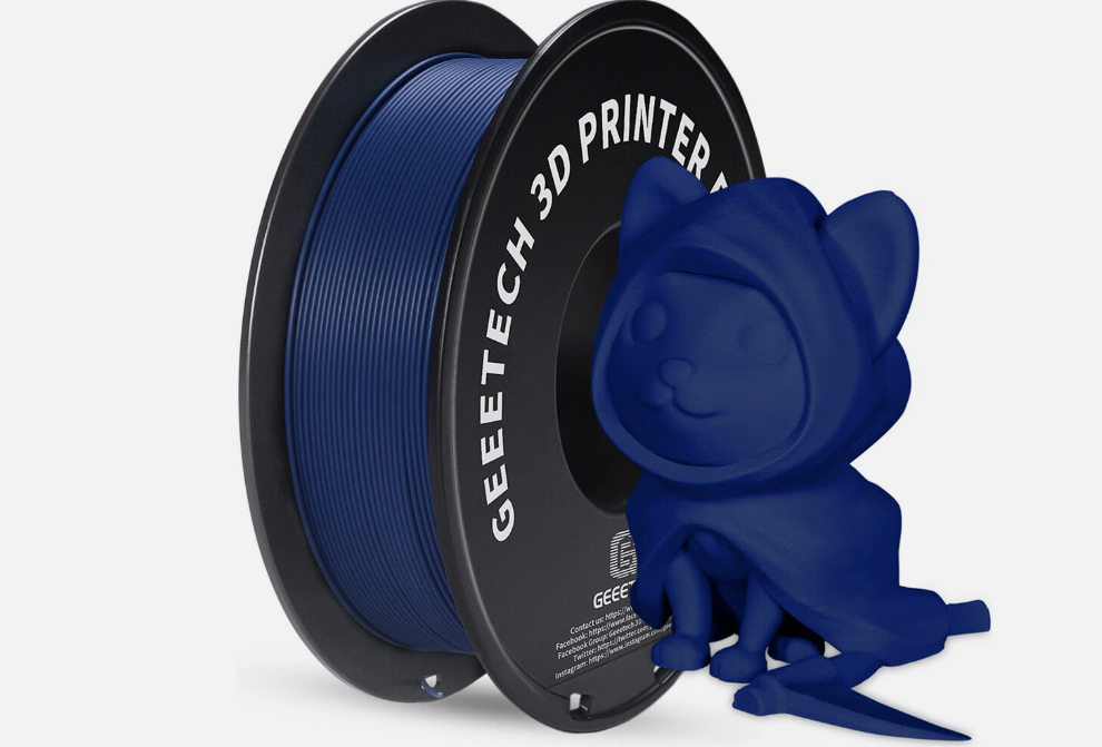 PLA filament Navy Blue / Marineblauw -Matte Navy Blue