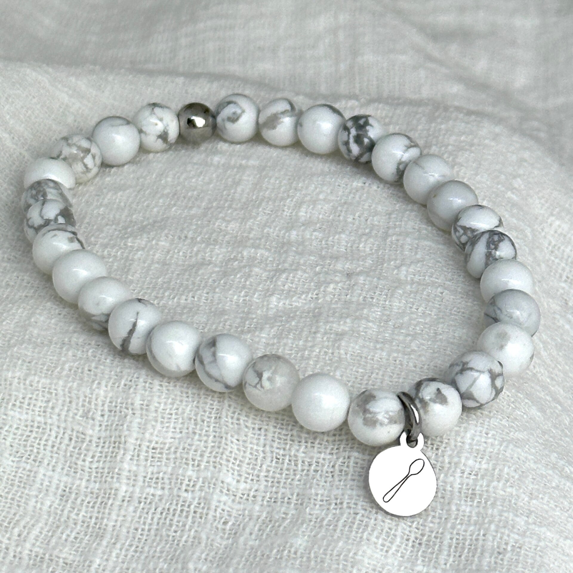 Spooniebandje Howliet (6 mm) – armbandje voor steun & herkenning