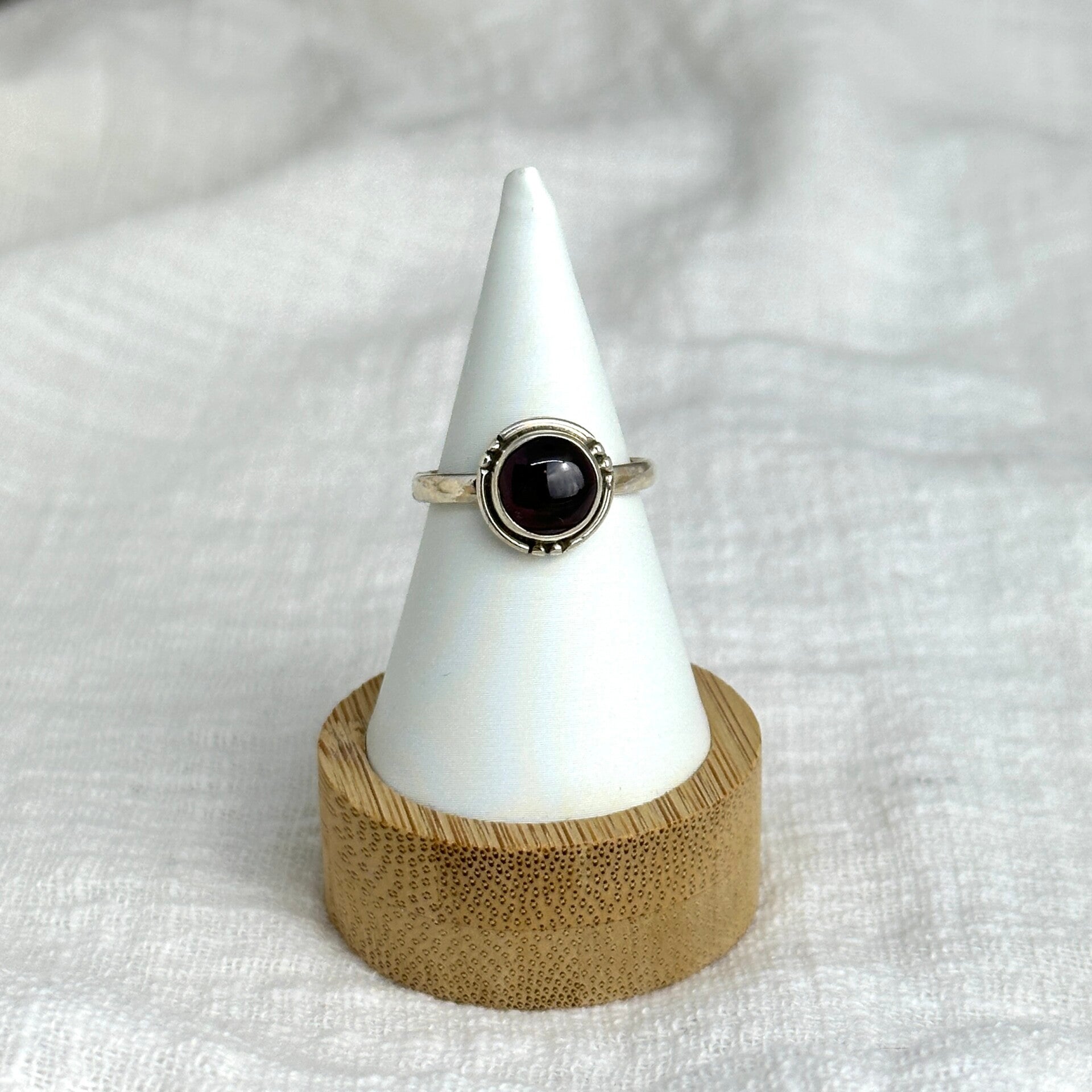 Ring Amethist maat 18 (Sterling Silver)