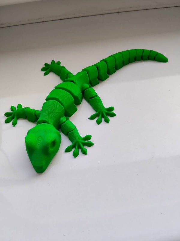 Ruchoma Figurka Gekona 3D