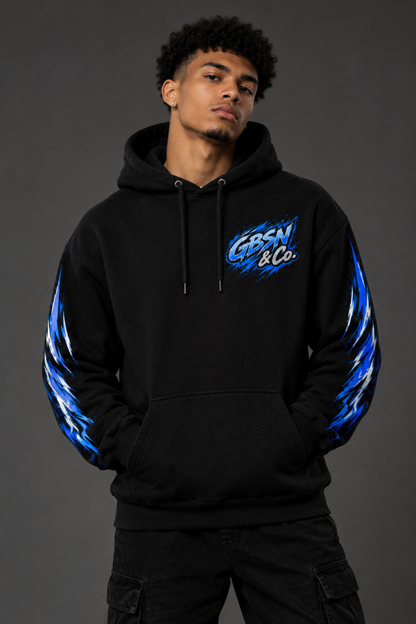 Subaru Inspired 'GBSN & Co.' Blue Velocity Hoodie