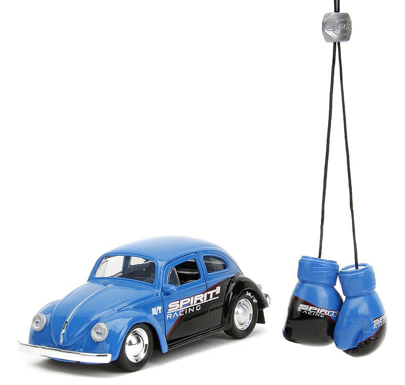JADA 'PUNCH BUGGY '59 VW BEETLE' W/GLOVES (BLUE)