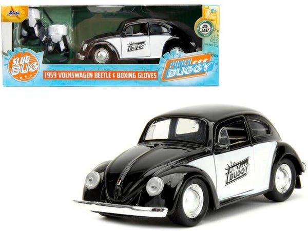 JADA 'PUNCH BUGGY '59 VW BEETLE' W/GLOVES (BLACK)