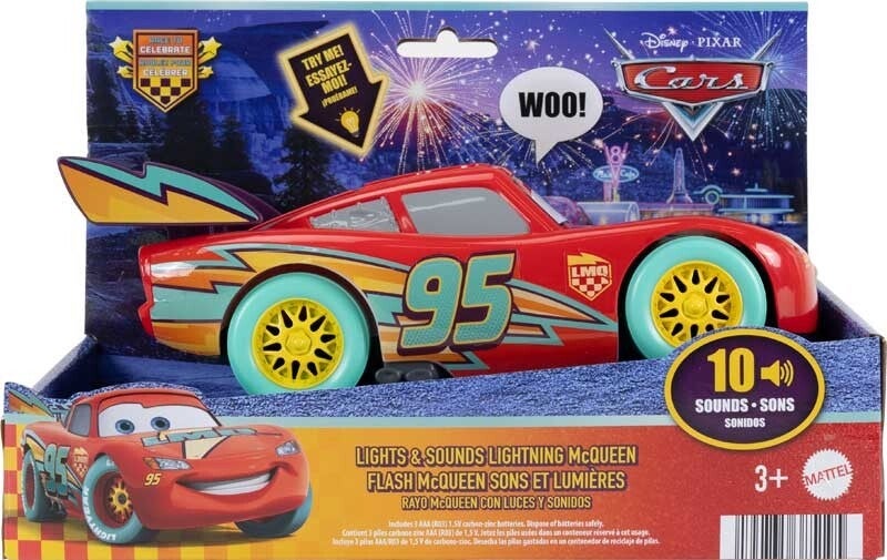 DISNEY & PIXAR CARS LIGHT UP LIGHTNING MCQUEEN
