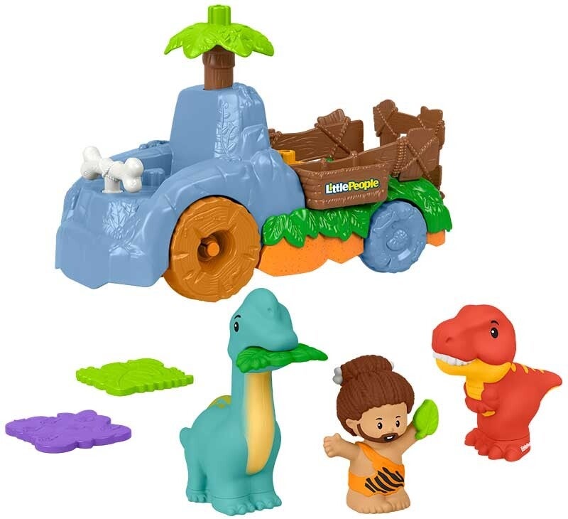 LITTLE PEOPLE DINOSAUR DINO WOBBLE TRUCK