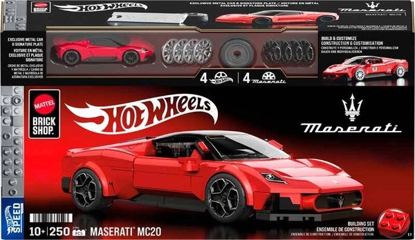 MATTEL BRICK SHOP HOT WHEELS MASERATI MC20 (Copy)