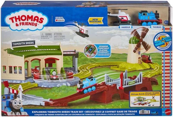 THOMAS & FRIENDS PUSH ALONG TIDMOUTH STATION SET