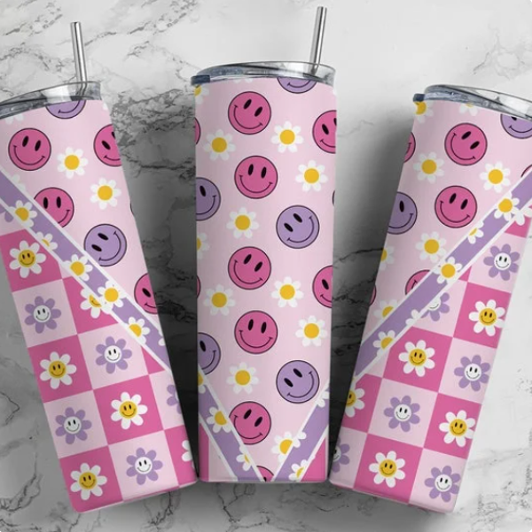 Faces & Flowers Tumbler