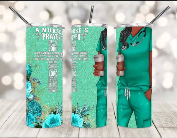 Nurses prayer 20oz tumbler