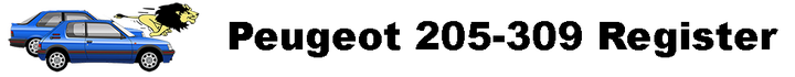 Peugeot 205-309 Register
