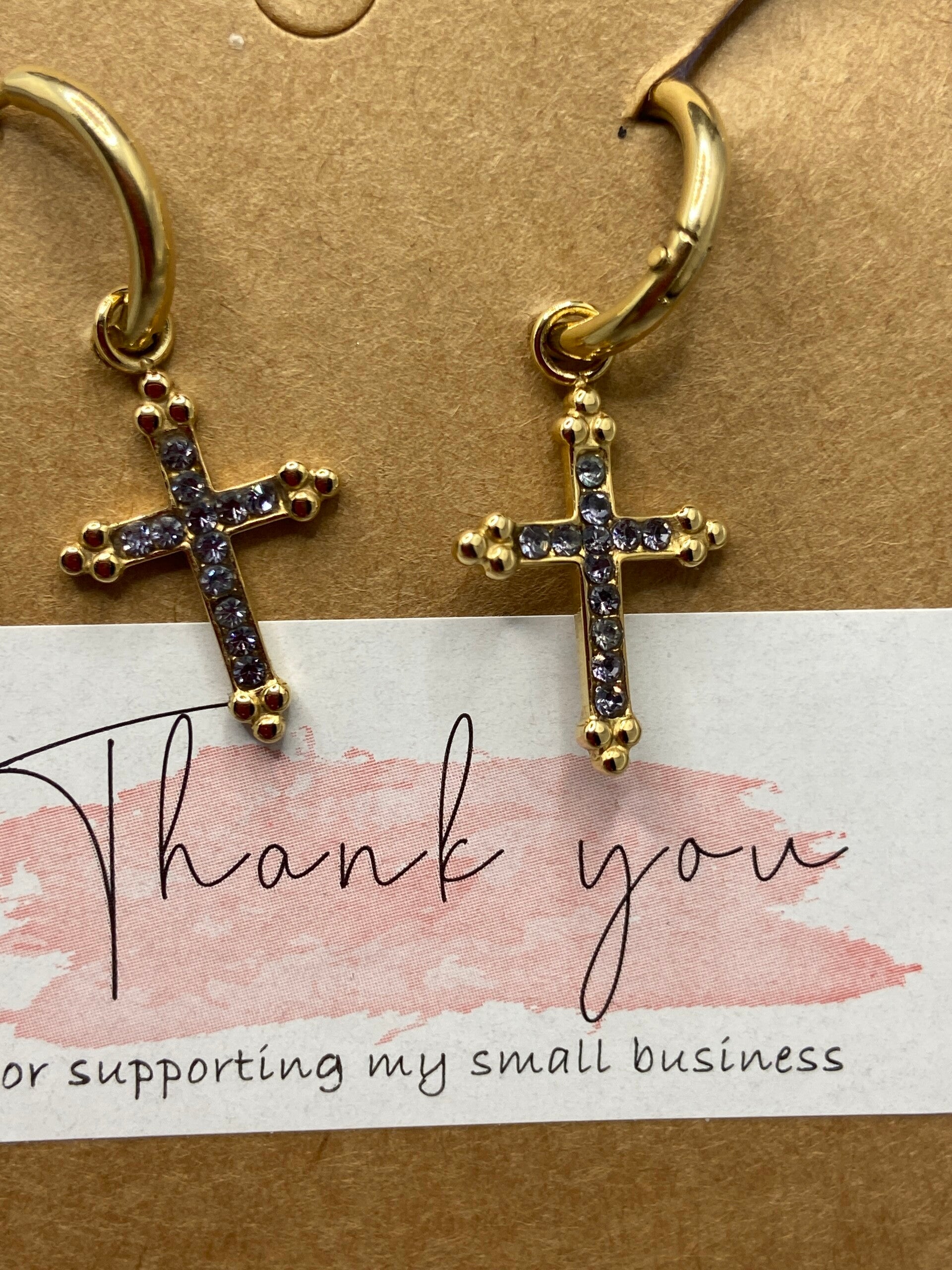 Berceuses croix du christ en or