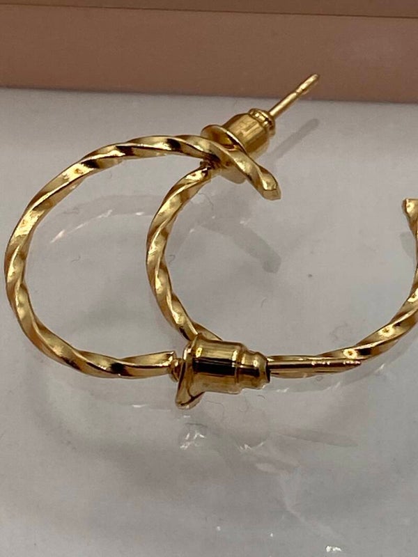 Créoles fines dorées