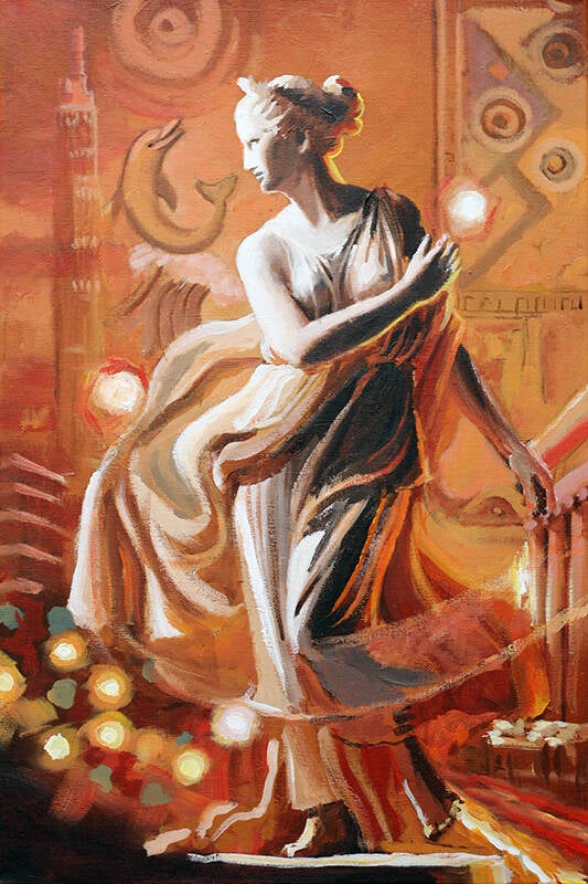 Aphrodite (acrylverf) 40x60cm | Toon Nagtegaal