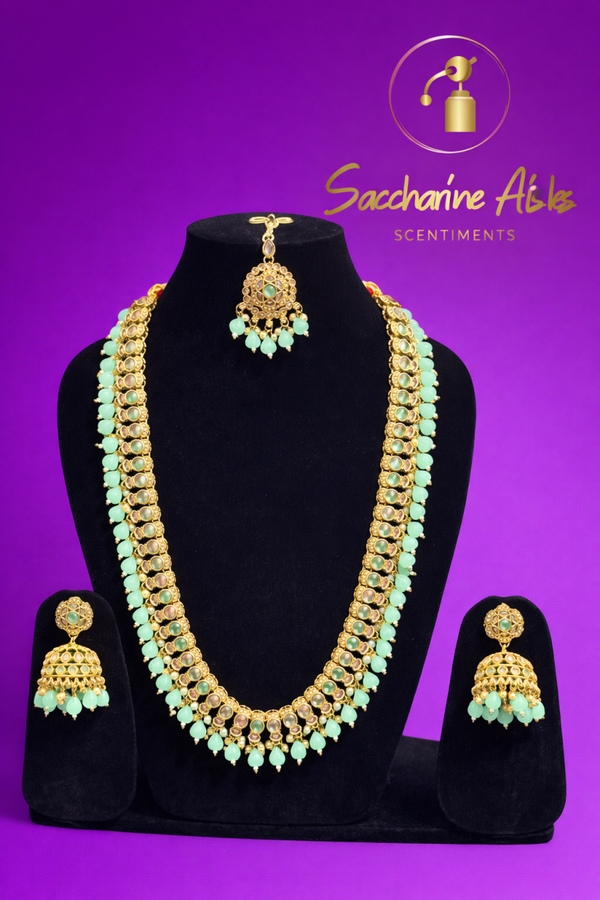 Zayesha long necklace set