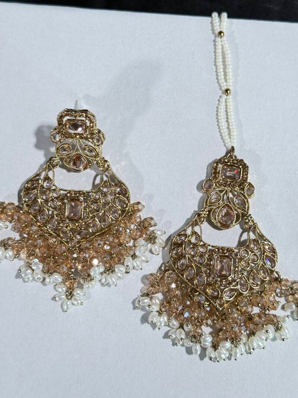 Heera Earring Tikka Set