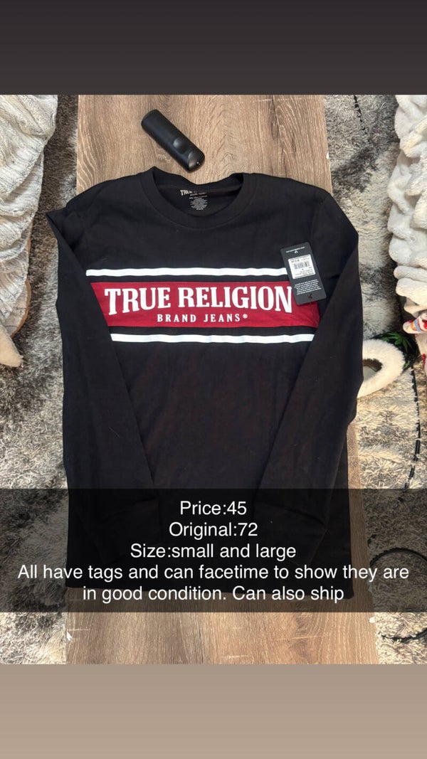 True religion long sleeve
