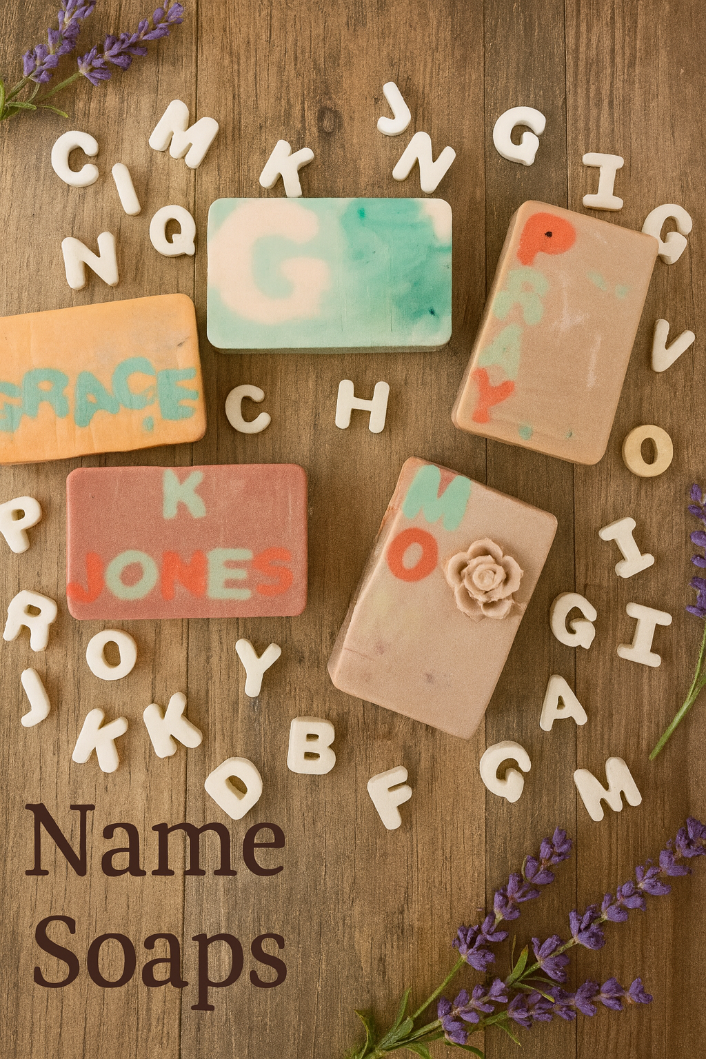 Custom Name Soap Bars