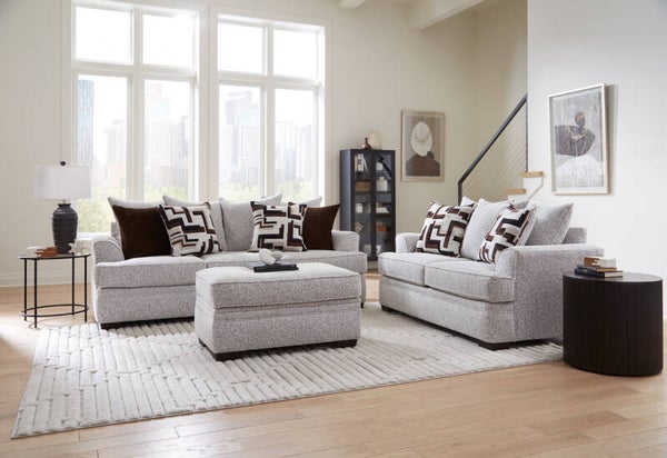 Cognac Sofa & Loveseat Set