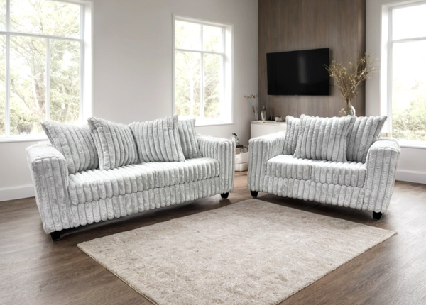 Gray - Sofa & Loveseat Set