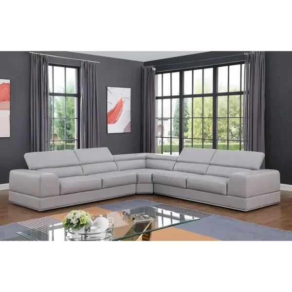 Luxury Italian Leather Sectional
