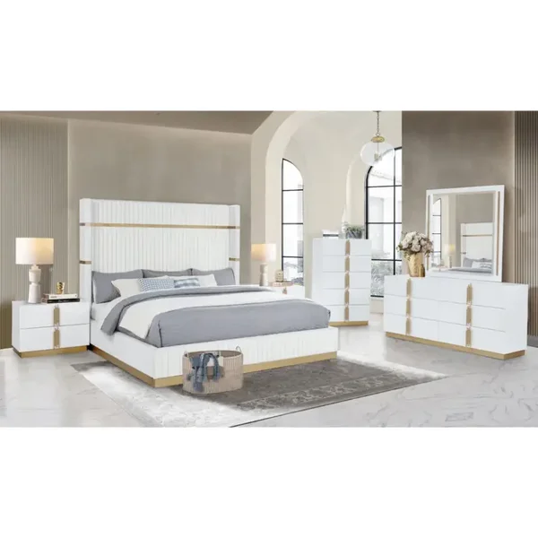 B7551 Evon (White) Bedroom Set